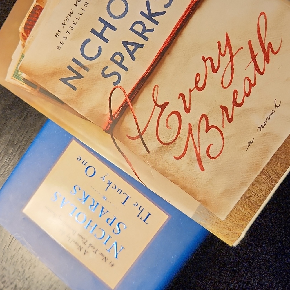 Two EUC hardback novels by Nicholas Sparks.